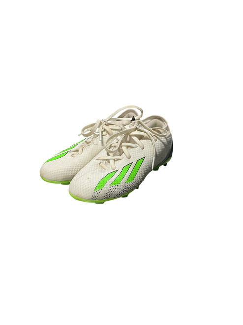 Vist Large View of Product Image Which is Used Adidas Soccer Cleats White Junior 01