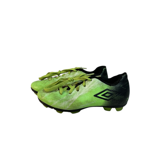 Vist Large View of Product Image Which is Used Umbro Soccer Cleats Green Youth 12.0