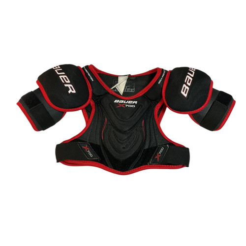 Vist Large View of Product Image Which is Used Bauer VAPOR X700 Junior Shoulder Pads SM