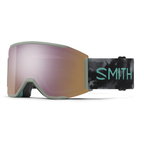 Vist Large View of Product Image Which is New Smith Squad Mag 2026 Snow Goggles- Mind Expanders/ChromaPop Everyday Rose Gold Mirror Lens