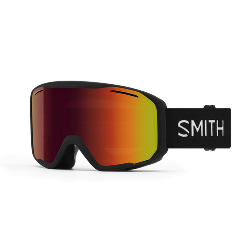 Vist Large View of Product Image Which is New Smith Blazer 2026 Snow Goggles- Black/Red Sol-X Mirror Lens