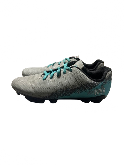 Vist Large View of Product Image Which is Used Soccer Cleats Grey Junior 02.5