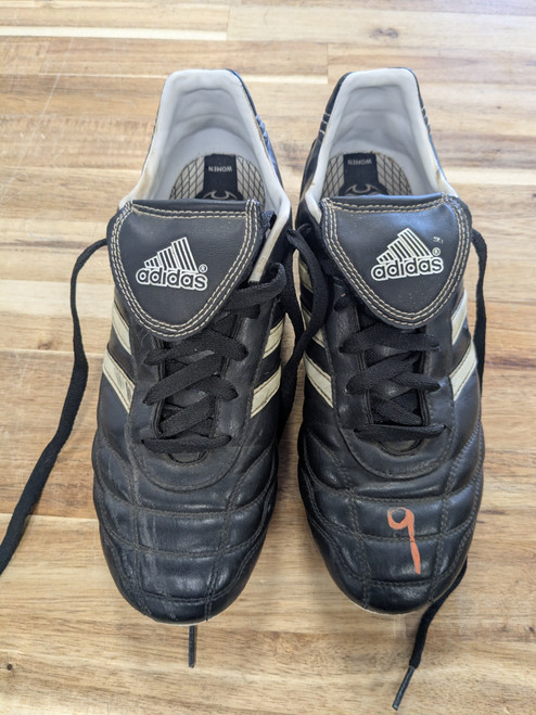 Vist Large View of Product Image Which is Used Adidas Soccer Cleats Black Senior 9