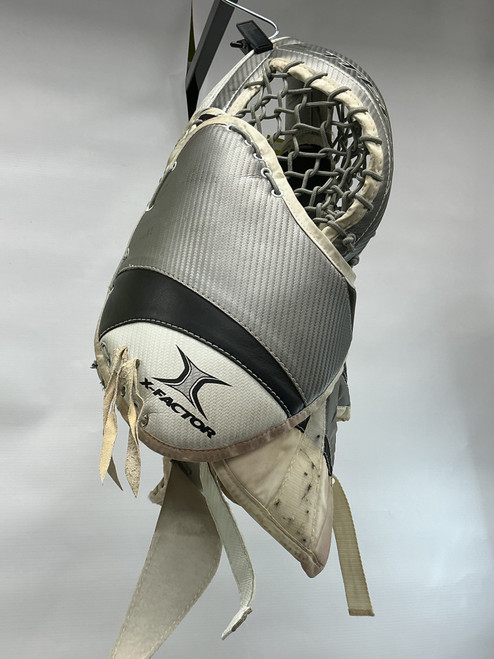 Vist Large View of Product Image Which is Used Itech X-FACTOR Senior Goalie Catcher Black And White