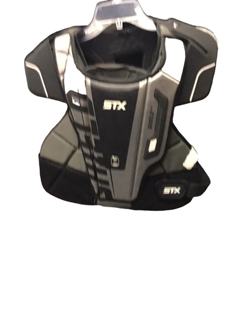 Vist Large View of Product Image Which is Used STX SHEILD 400 Lacrosse Shoulder Pads Black MD