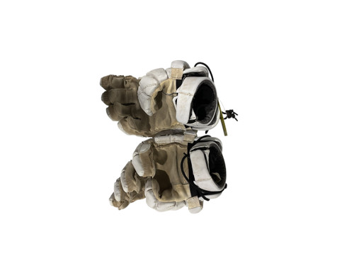 Vist Large View of Product Image Which is Used STX SURGEON Lacrosse Gloves Mens White MD