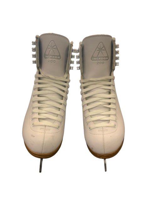 Vist Large View of Product Image Which is Used Jackson 200 WomensFigure Skate White Senior 6
