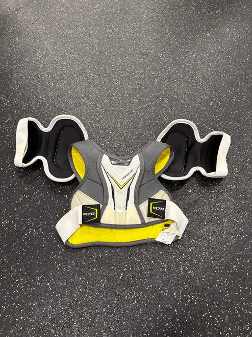 Vist Large View of Product Image Which is Used Bauer SUPREME S170 Youth Shoulder Pads LG