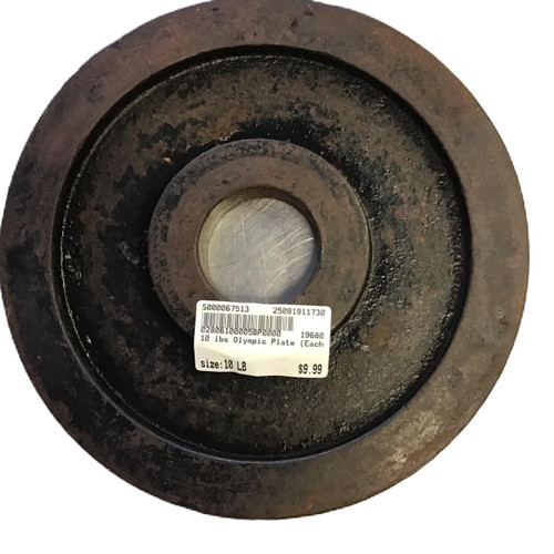 Vist Large View of Product Image Which is Used Olympic Plate (Each) 10 lb