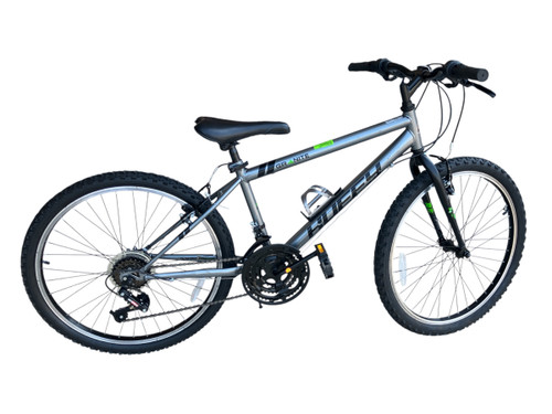 Vist Large View of Product Image Which is Used Huffy GRANITE HARDTAIL GREY Mountain Bike Boys Grey 24"