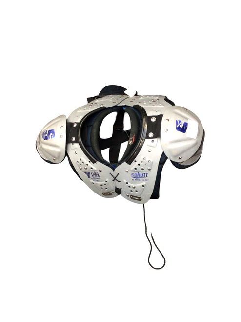 Vist Large View of Product Image Which is Used Schutt FLEX 4.2 FB Shoulder Pads Grey XL
