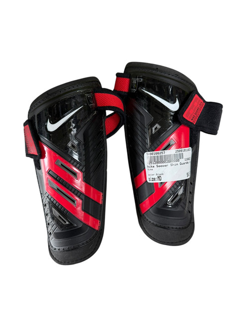 Vist Large View of Product Image Which is Used Nike Soccer Shin Guards Junior Black MD
