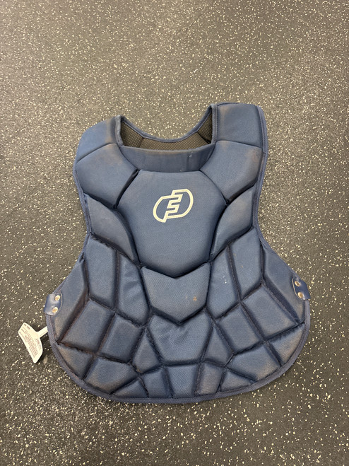 Used FORCE3 CHEST PROTECTOR Catchers Chest Protector Navy Blue Adult 11726-S000287014 Vist Large View of Product Image Which is Used FORCE3 CHEST PROTECTOR Catchers Chest Protector Navy Blue Adult