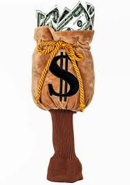 Vist Large View of Product Image Which is New Daphne's Golf Driver Headcover-Money Bag