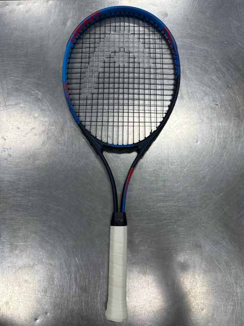 Vist Large View of Product Image Which is Used Head REWARD TITANIUM Adult Tennis Racquet Navy Blue 4 3/8"