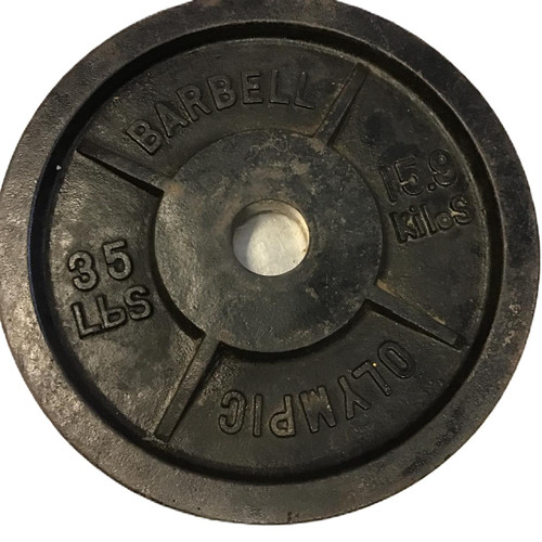 Vist Large View of Product Image Which is Used Olympic Plate (Each) 35 lb