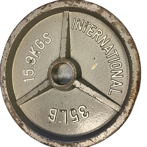 Vist Large View of Product Image Which is Used Olympic Plate (Each) 35 lb