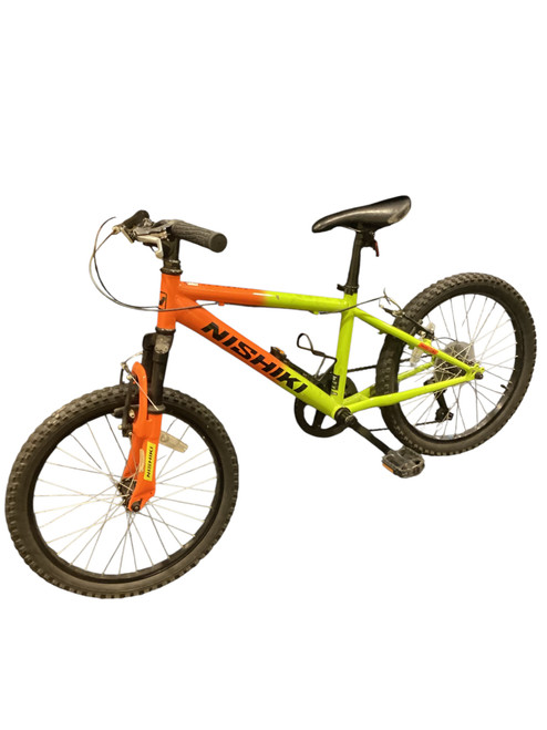 Vist Large View of Product Image Which is Used Nishiki PUEBLO 20 Mountain Bike Boys Orange 20"