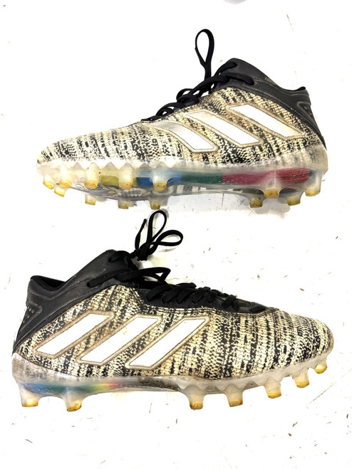Vist Large View of Product Image Which is Used Adidas Adult FB Cleats Black Senior 9.5