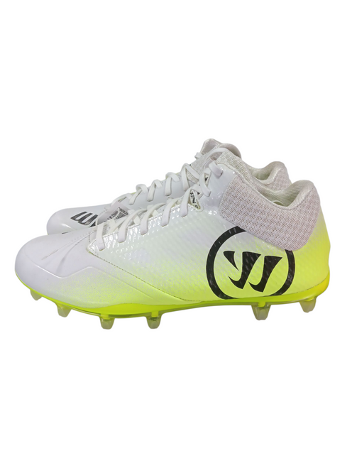 Vist Large View of Product Image Which is Used Warrior LAX Cleats Mens Green Senior 8