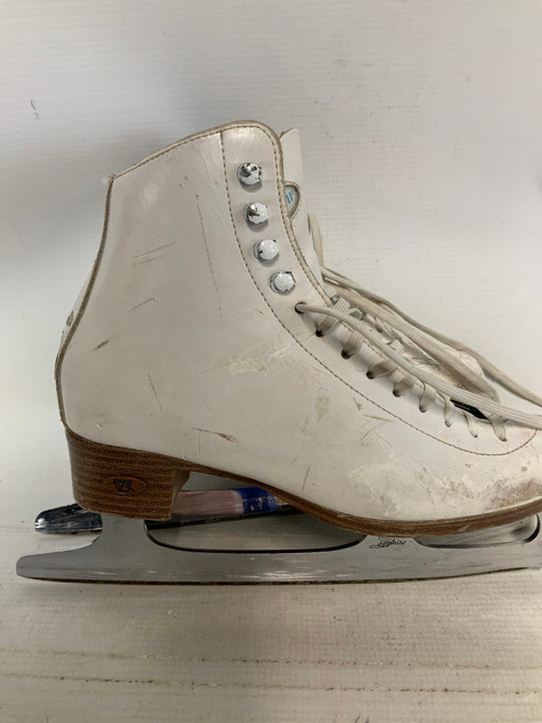 Vist Large View of Product Image Which is Used Riedell WHITE WomensFigure Skate White Senior 4.5