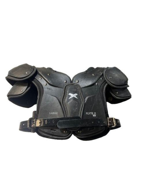 Vist Large View of Product Image Which is Used Xenith FLYTE 2 TD YTH LG FB Shoulder Pads Black LG