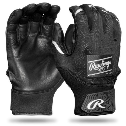 Vist Large View of Product Image Which is Rawlings Clout Adult Batting Gloves #CL25BG