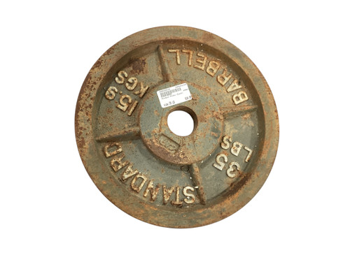 Vist Large View of Product Image Which is Used Olympic Plate (Each) 35 lb
