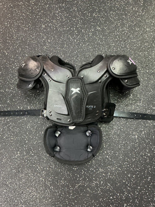 Vist Large View of Product Image Which is Used Xenith FLYTE 2 TD FB Shoulder Pads Black SM