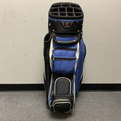 Vist Large View of Product Image Which is Used HUNTER Mens Cart Bag Royal Blue And Silver