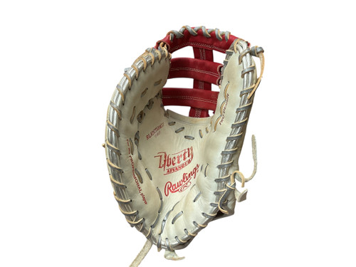 Vist Large View of Product Image Which is Used Rawlings RLADCTSBWSP BB/SB First Base LH Throw Red 13"