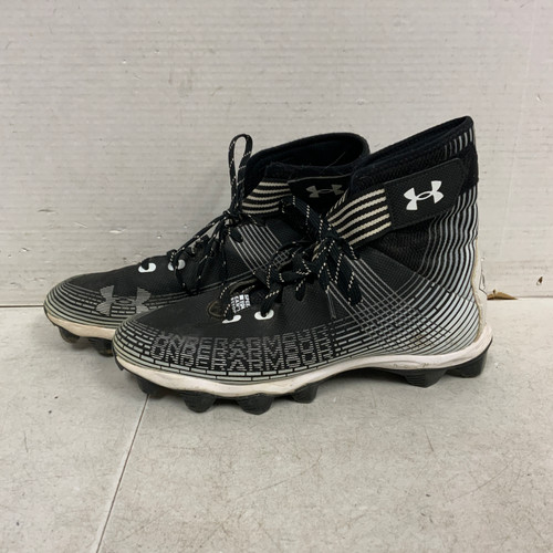 Vist Large View of Product Image Which is Used Under Armour Adult FB Cleats Black Senior 10
