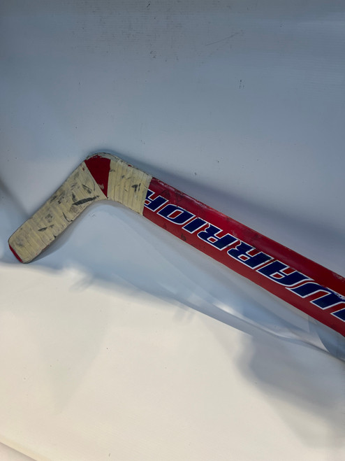 Vist Large View of Product Image Which is Used Warrior RED Senior Goalie Stick 26 1/2"