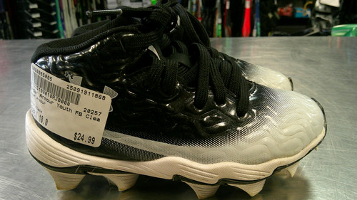Vist Large View of Product Image Which is Used Under Armour Youth FB Cleats Black Youth 10.0
