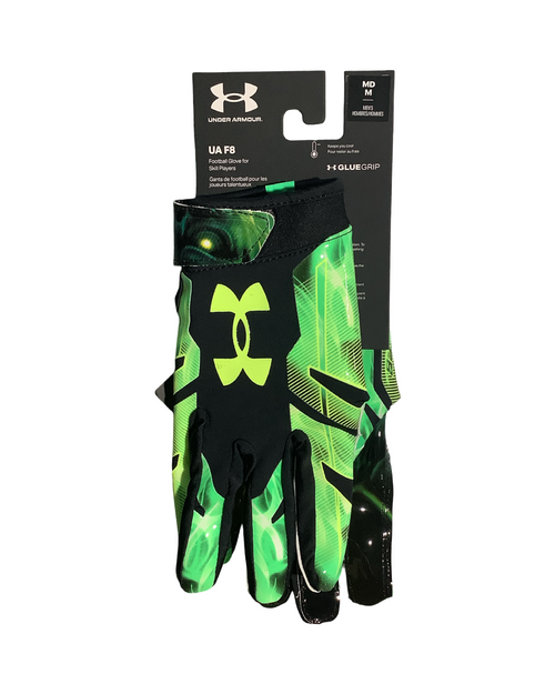 Vist Large View of Product Image Which is Used Under Armour GLOVES FB Gloves Green MD