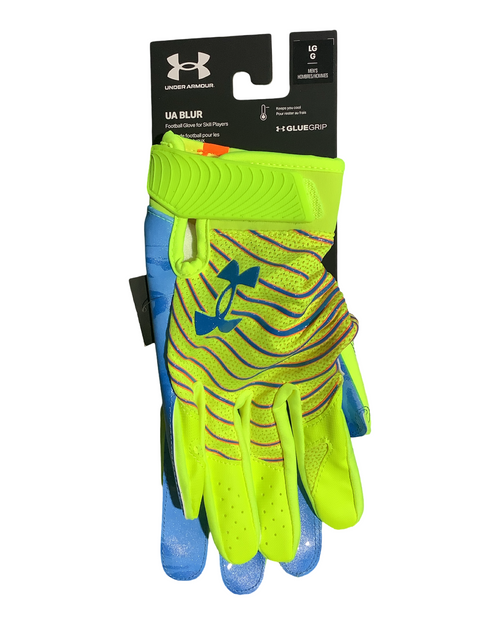 Vist Large View of Product Image Which is Used Under Armour GLOVES FB Gloves Green LG
