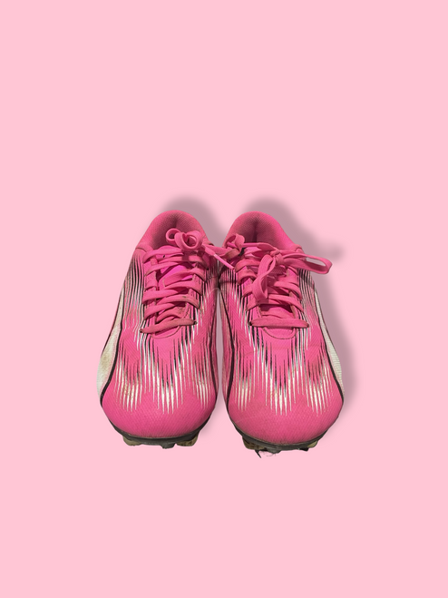Vist Large View of Product Image Which is Used Puma Soccer Cleats Pink Junior 03.5