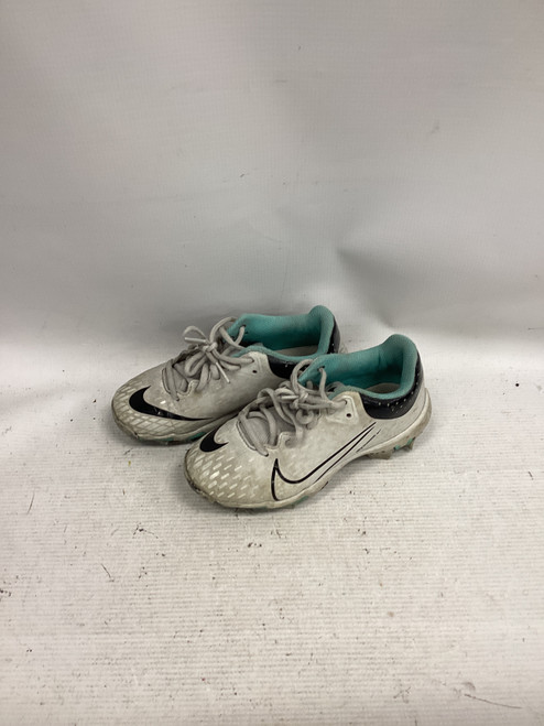 Vist Large View of Product Image Which is Used Nike NIKE DIAMOND BB/SB Cleats White Youth 13.0