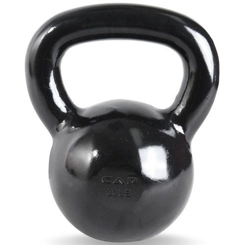 Vist Large View of Product Image Which is New CAP ENAMEL COATED CAST IRON KETTLEBELL 30LB SDK2030