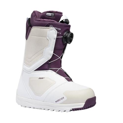 Vist Large View of Product Image Which is New Nidecker Cascade Women 2026 Snowboard Boots White- Women's Size 9.5