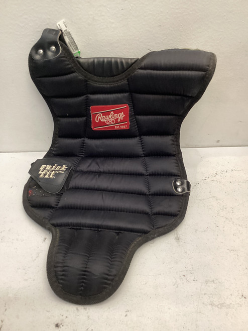 Vist Large View of Product Image Which is Used Rawlings 9P Catchers Chest Protector Black Youth