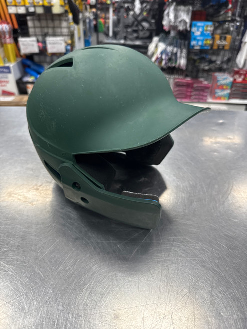 Vist Large View of Product Image Which is Used Champro JR Batting Helmet w/Mask Green MD