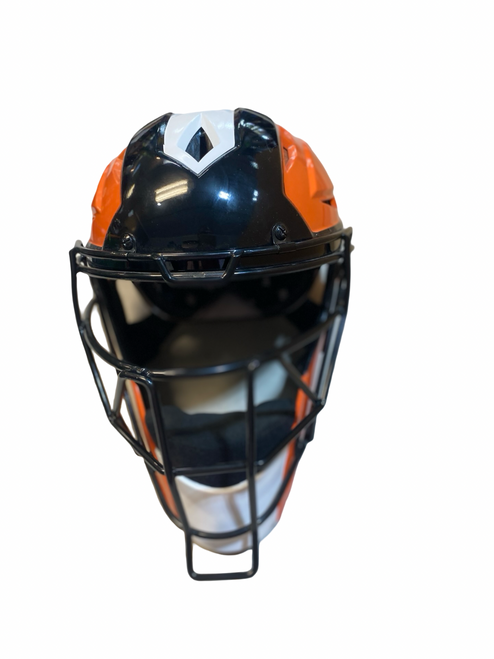 Vist Large View of Product Image Which is Used Marucci CATCHERS HELMET Catchers Helmet w/Mask White S/M