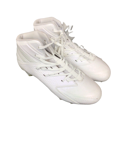 Vist Large View of Product Image Which is Used Adidas Adult FB Cleats White Senior 9