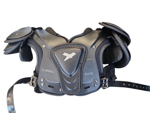 Vist Large View of Product Image Which is Used Xenith FLYTE FB Shoulder Pads Black XS