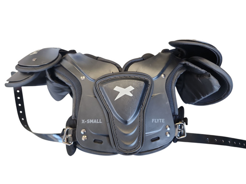 Vist Large View of Product Image Which is Used Xenith FLYTE FB Shoulder Pads Black XS