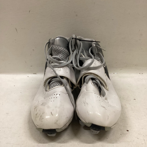 Vist Large View of Product Image Which is Used Under Armour Adult FB Cleats White Senior 9.5