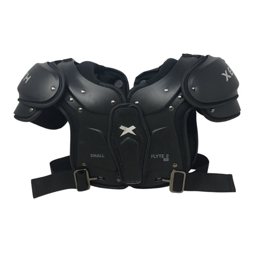 Vist Large View of Product Image Which is Used Xenith FLYTE 2 SF FB Shoulder Pads Black SM