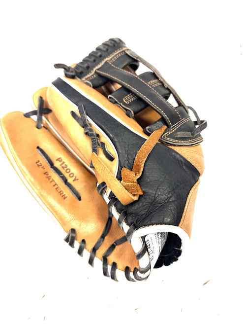 Vist Large View of Product Image Which is Used Easton PARAGON BB/SB Glove LH Throw Brown 12"