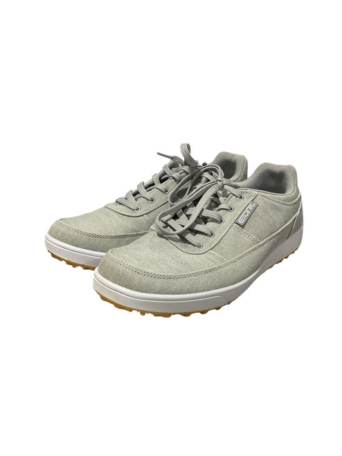 Vist Large View of Product Image Which is Used Etonic Mens Golf Shoes Grey Senior 9.5